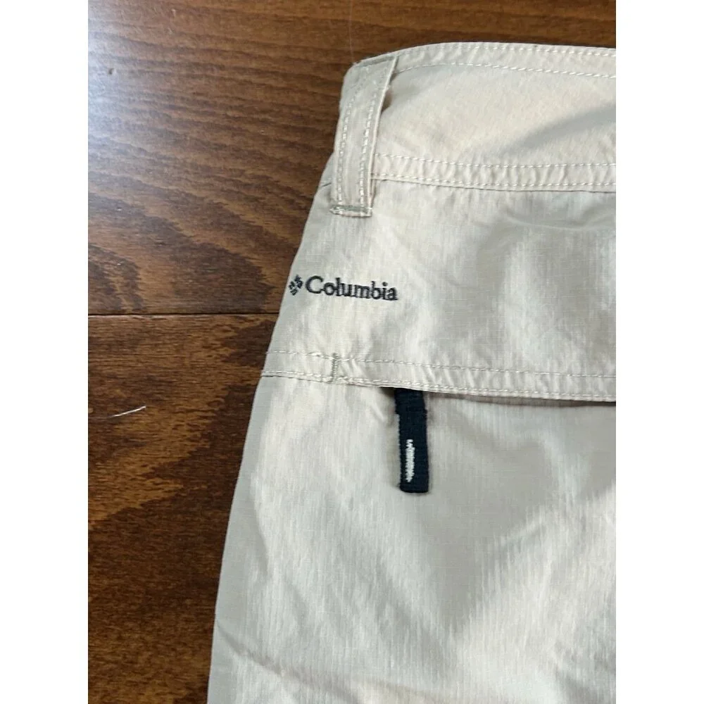 Columbia Omni-Shade Skort/Skirt with Shorts - Stretch +‎ Pockets Beige Size 10